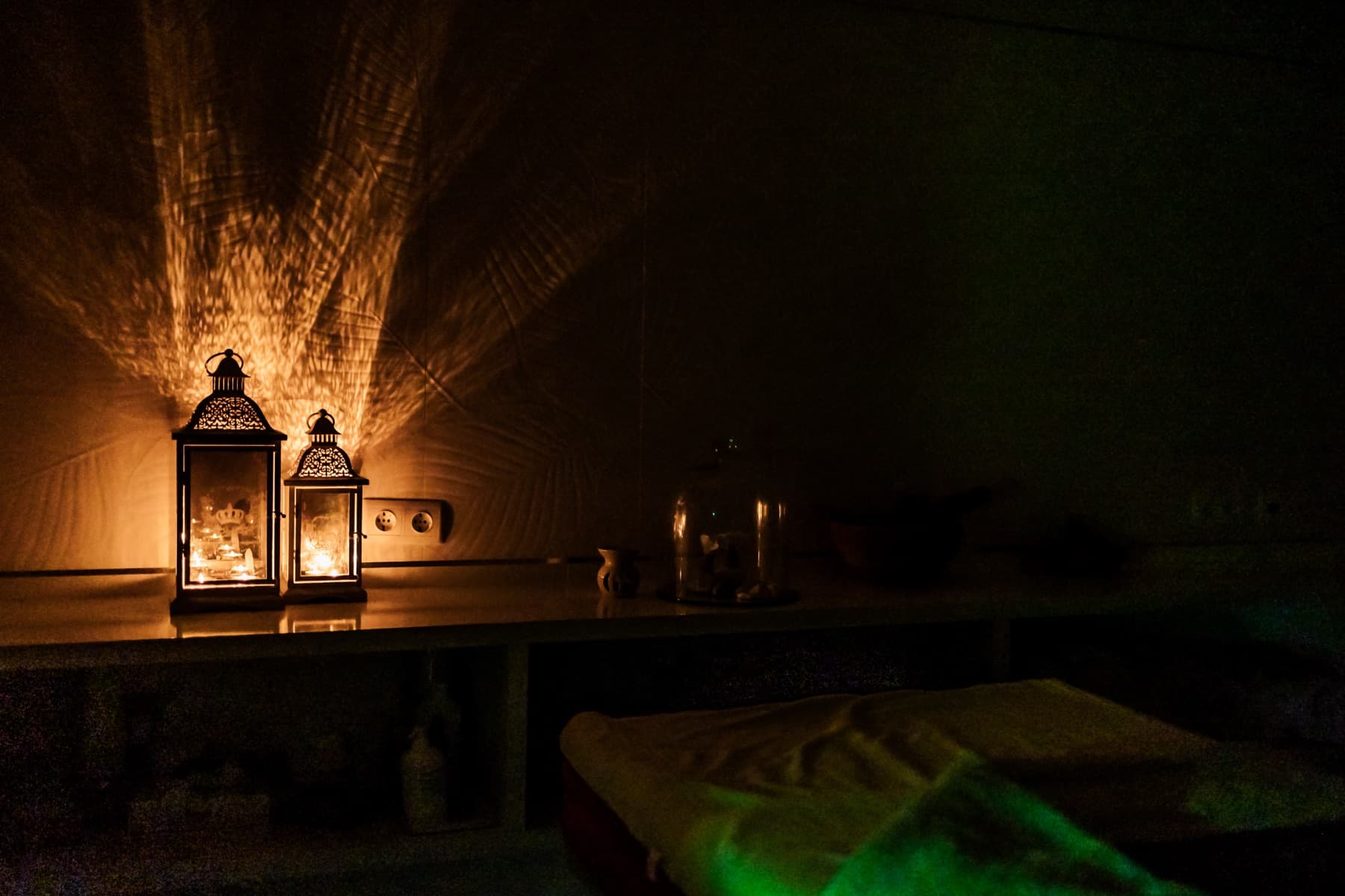 Ambiente de velas no Espaço T